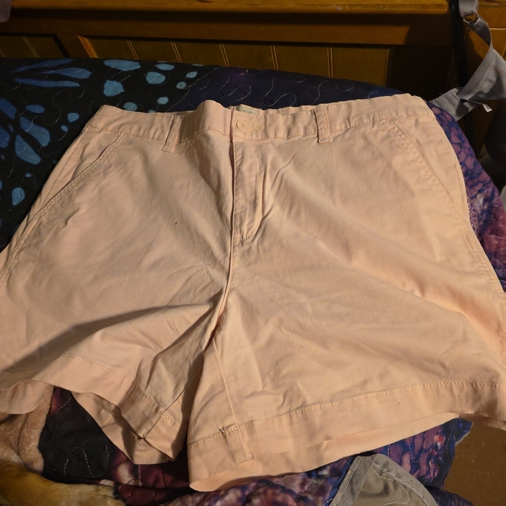 a new day Light Peach Cotton Chino Shorts